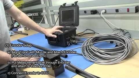 iShot® Imaging MZ4 Gun Tube Inspection System: Encoder Setup Video