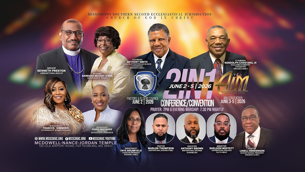2026 MSSCOGIC 2 in 1 Convention | Friday | Pastor Randolph Chestang ...