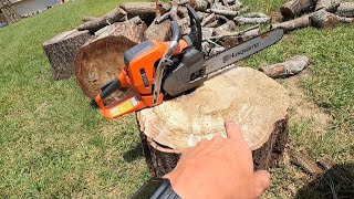Sharpest chain I’ve ever used…HIPA chainsaw chain!!