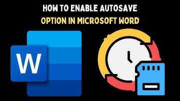 How to Enable AutoSave Option in Microsoft Word on Windows 11