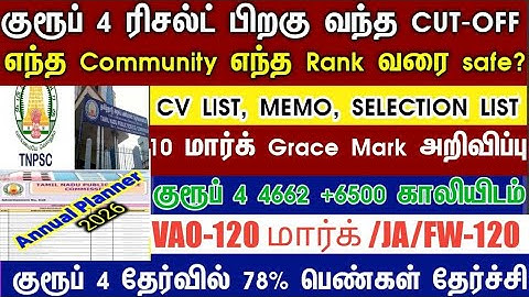 Group 4 2025 Results Out Official 🔥 Safe Rank என்ன ? அடுத்து என்ன பண்ணலாம் ? TNPSC Group 4 Results