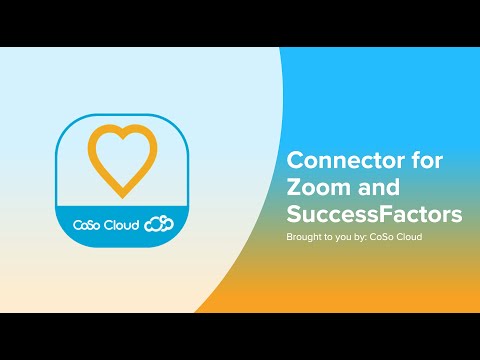 CoSo Connector for Zoom and SAP SuccessFactors Overview