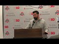 Ohio State head coach Ryan Day gives his first offseason press conference of 2022