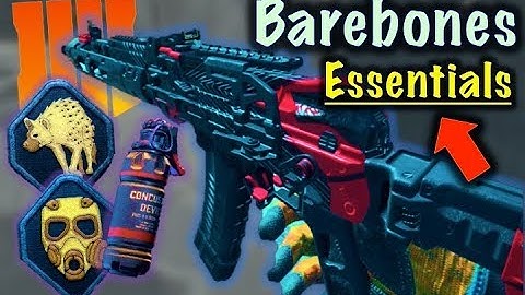 Barebones Moshpit ESSENTIALS (How to Play Barebones - Best Class Setup) | Black Ops 4