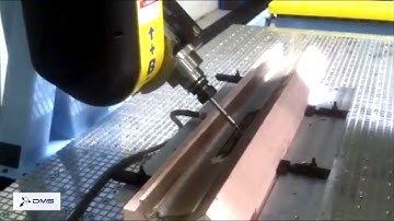 Aerospace Vector Hole Drilling with a DMS 5 Axis CNC Router