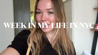 WEEK IN MY LIFE POSTGRAD IN NYC! Working, studying, exploring, going out, etc.