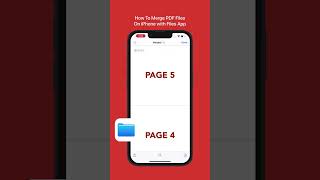 Merge Multiple PDF files on iPhone
