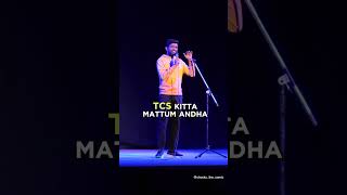 Salary negotiations with TCS HR #tamilstandupcomedy #standupcomedy #tamilstandup