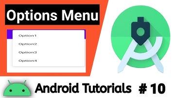 How to Create Option Menu In Android Studio || Developer Deepak || Android Tutorials #10