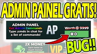 RAPIDO! NOVO BUG com PAINEL ADMIN GRATIS no ROUBE UM BRAINROT (PODERES DE ADMIN GRATIS)