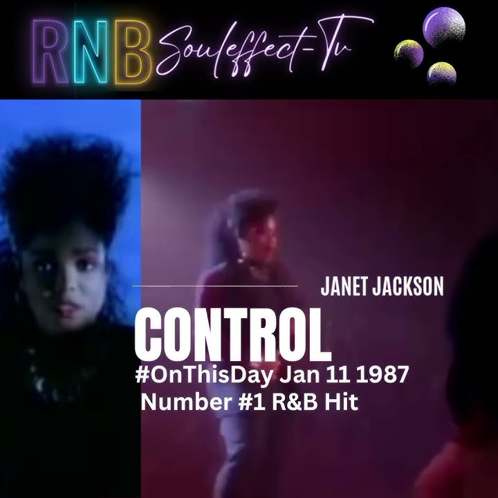 Janet Jackson - 'Control' went number #1 on R&B charts #onthisday
