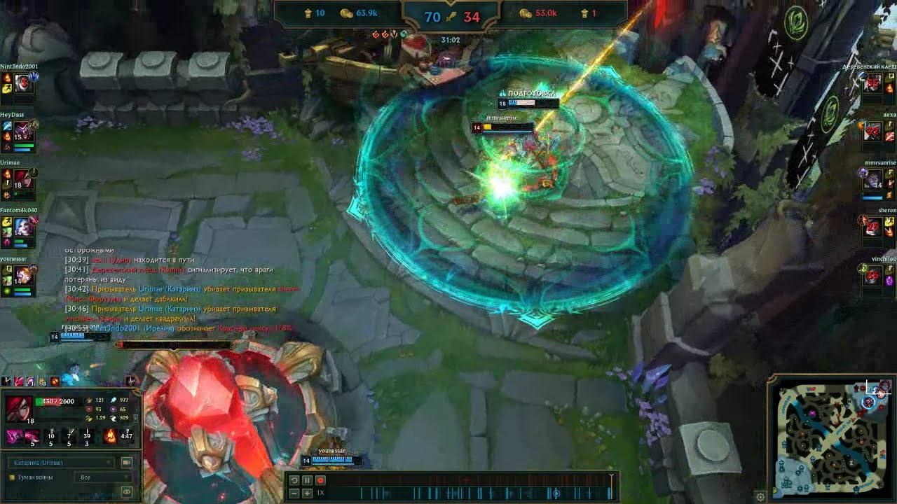 League of Legends Катарина пента :3