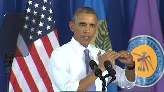 President Obama speaks at Durant High School (2015-07-15)