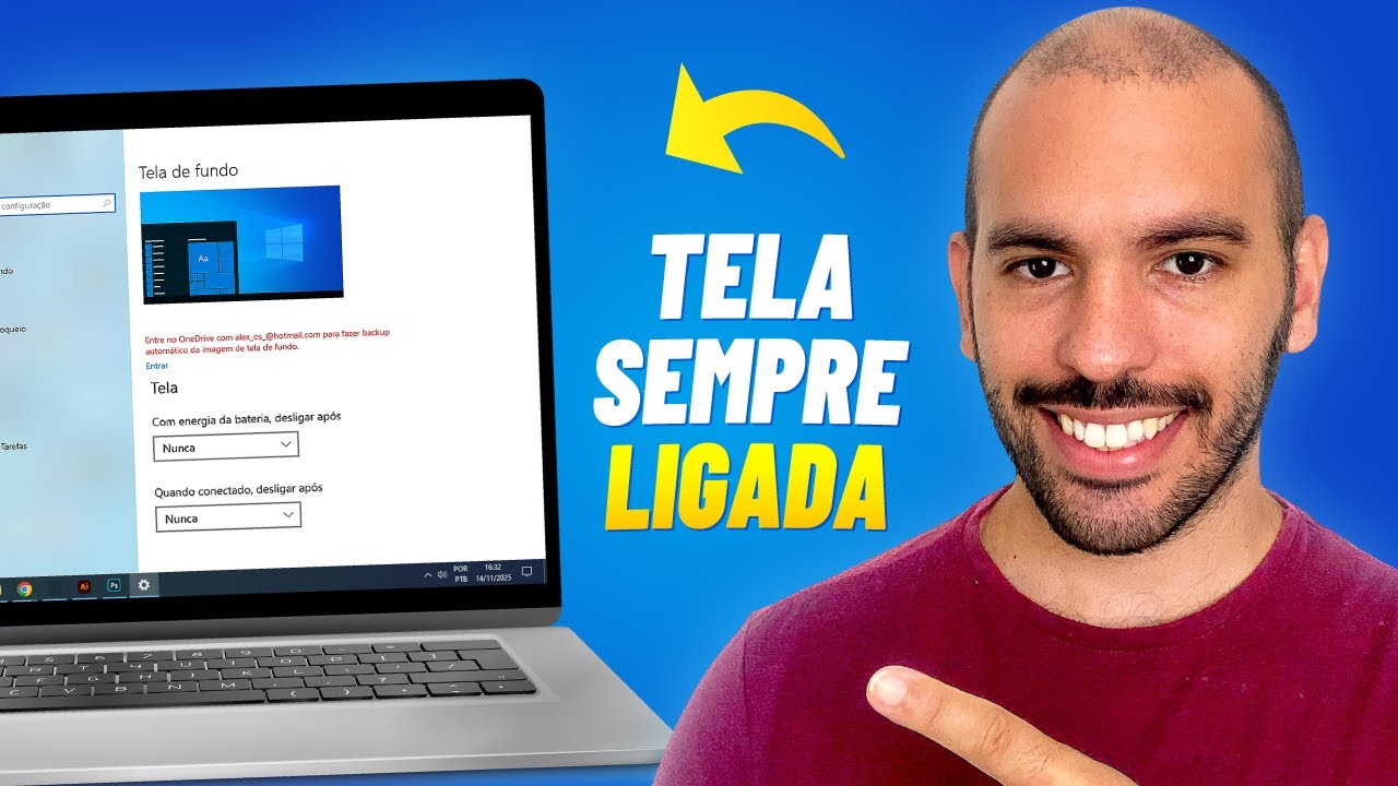 Como Deixar a Tela do PC Sempre Ligada (Não Desligar no Automático ...