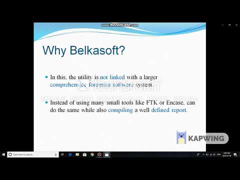 n Belkasoft RAM capturer activity using Belkasoft & WinHex