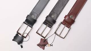 Inboxing Ceinture Cuircom en Cuir Veritable