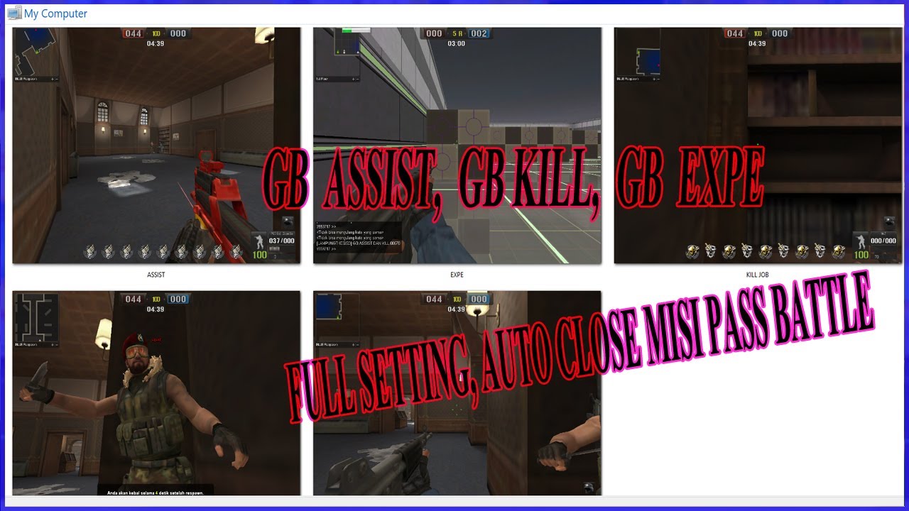 Jasa gb kill point blank dan jasa gb assist terbaru setting script gb