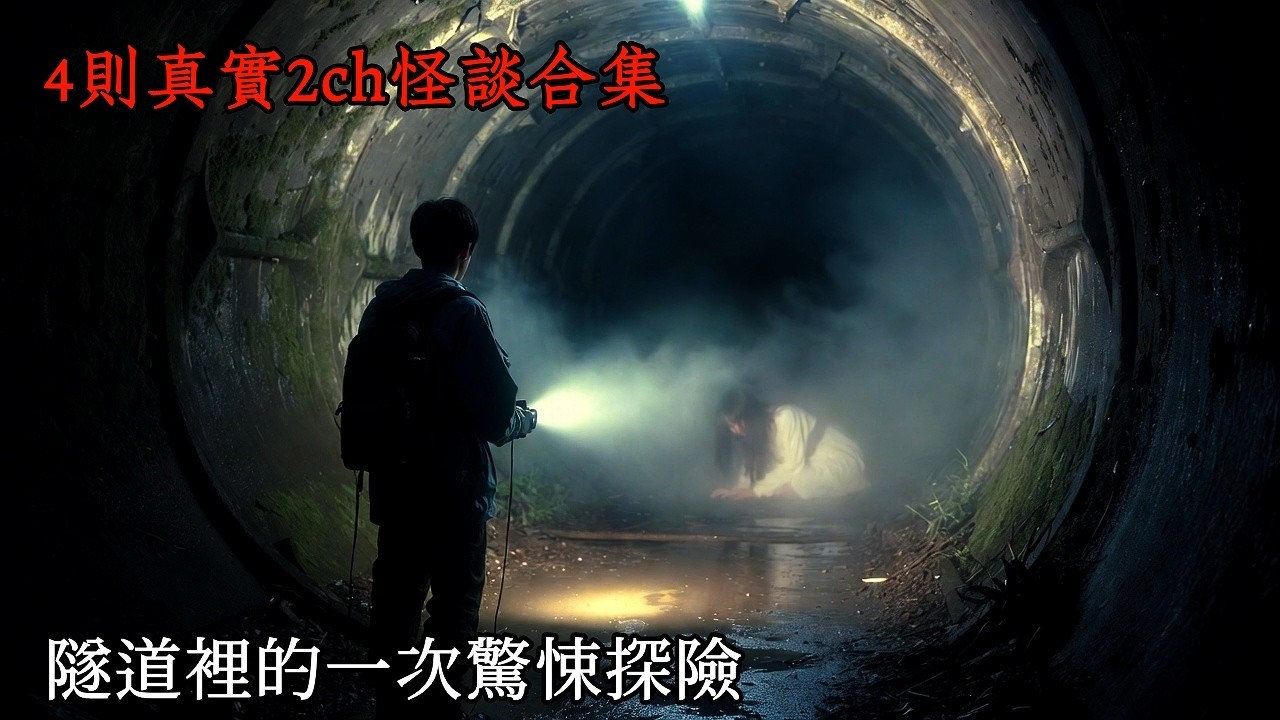4則真實2ch怪談合集：和朋友去隧道裡面探險，結果那裡面的東西已經等了我很久了 | 恐怖故事 | 鬼故事 | 短篇日本怪談 | 睡眠鬼故事