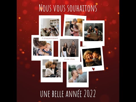 La Caf de Maine-et-Loire vous présente ses meilleurs vœux pour l'année 2022 !