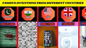 Famous Inventions From Different Countries | Top Sarim | 30 Most Useful Inventions By Countries