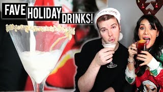 3 HOLIDAY DRINKS YOU HAVE TO TRY!!  | Thirsty Thursday | #STIKKISHOW