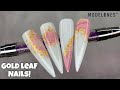 Gold Leaf Nail Art | Modelones | Nail Sugar