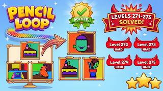 ✏️ Pencil Loop Walkthrough: Levels 271-275 Solutions | Hard Levels! 🧩