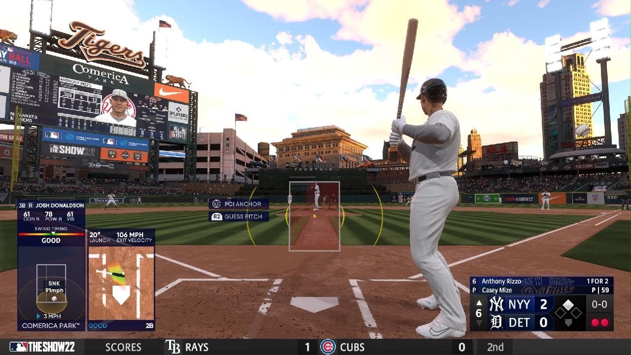 MLB The Show 22 - New York Yankees vs Detroit Tigers - Gameplay (PS5 HD)
