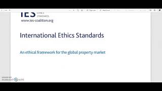 Introduction to ethics, values, standards   RICS   CIVL 0051