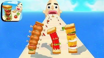 ✅ Sandwich Runner in New Levels Game Mobile Walkthrough All Trailers Update Android,iOS Gameplay 166