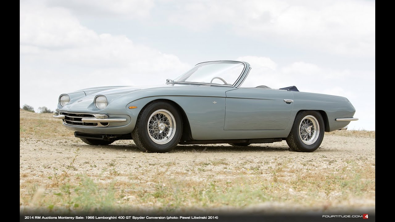 1966 Lamborghini 400 GT 2+2 Spyder Conversion - YouTube 1966 Lamborghini 400 GT 2+2 Spyder Conversion - YouTube