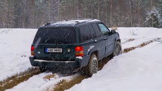 Jeep Grand Cherokee ZJ - настоящий внедорожник с V8!