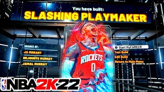 THIS IS THE MOST DOMINANT SLASHER BUILD ON NBA 2K22 BEST SLASHING PLAYMAKER BUILD ON NBA 2K22