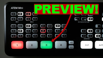 Yes, Blackmagic ATEM Mini has PREVIEW! (but not MULTI-VIEW)
