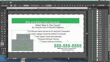 Grouping Objects & Un/Locking Layers in Illustrator CC