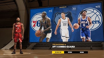 Best Rare Build NBA 2K23! 3PT  Combo Guard! Contact Dunks! HOF quick first step! Limitless Range!