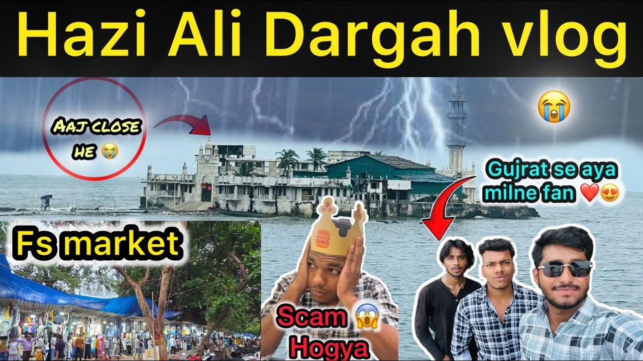 Hazi Ali Dargah vlog /MUMBAI #HajiAliDargah | #MumbaiVlog | #dailyvlog  #nawabiivlogs #fsmarket