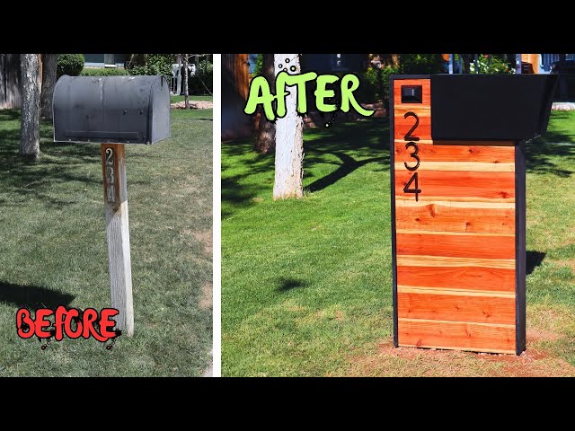 Modern Mailbox Post - DIY Mailbox Upgrade - YouTube modern-mailbox-post-diy-mailbox-upgrade-youtube