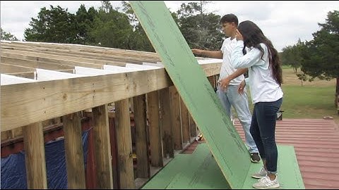 Episode 10- Zip SHEATHING the ROOF on Shipping Container and LOFT PLUS Installing DECK Sub-flooring