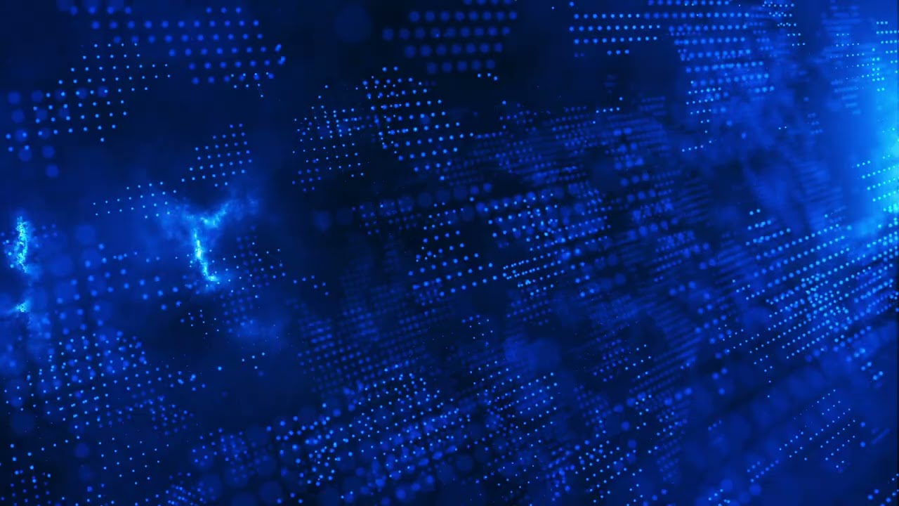 Abstract Digital Technology Background Blue Pattern