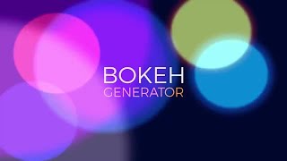 Bokeh Light Generator V1 Premiere Pro Presets