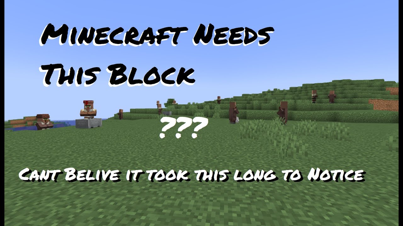 Minecraft Needs This Block