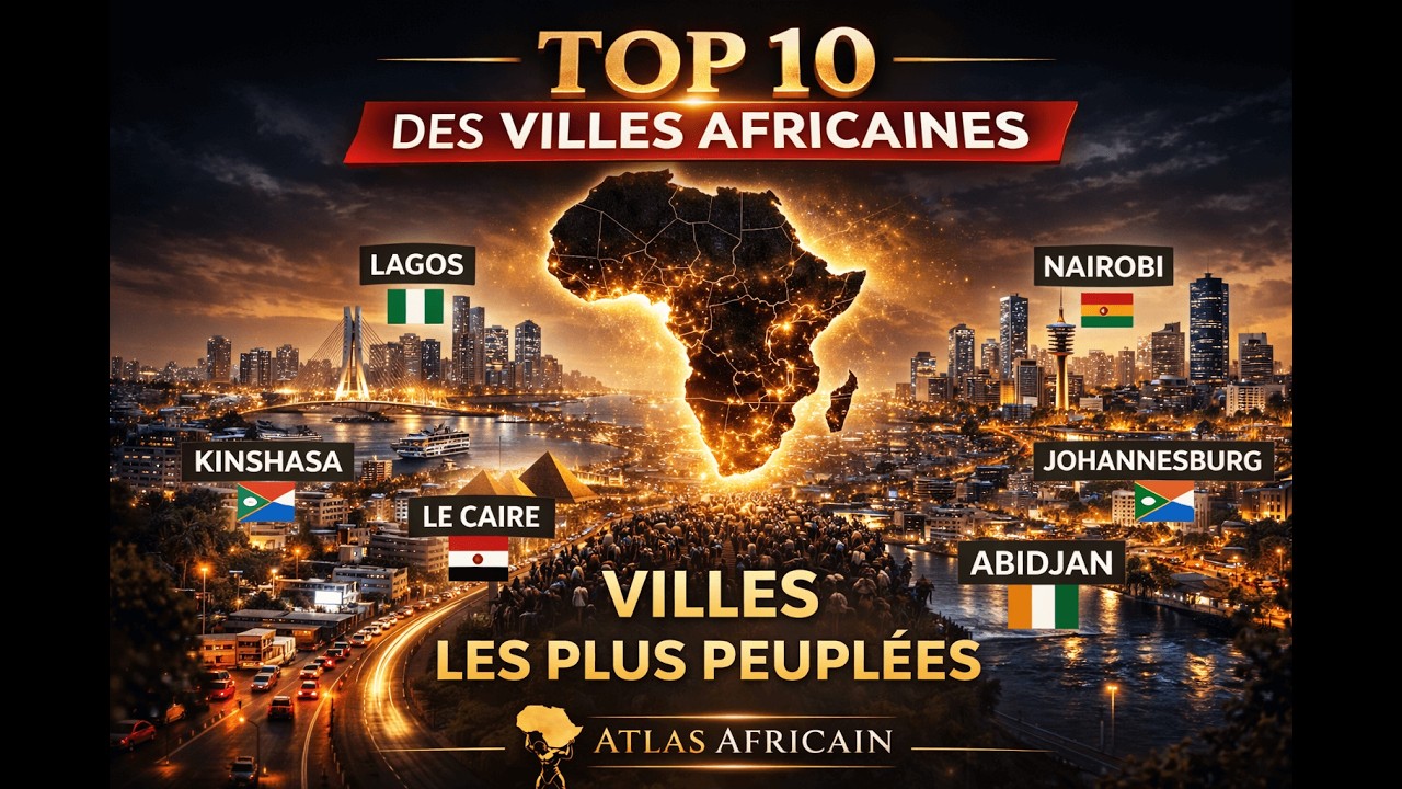 le Top 10 des villes africaines les plus peuplée