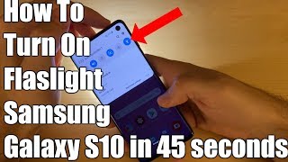 How to Turn on Flashlight Galaxy S10 screenshot 5