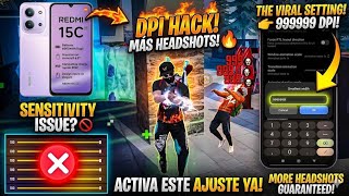 REDMI 15C NO LEVANTA MIRA EN FREE FIRE? 🔥 ACTIVA ESTE AJUSTE Y DA MÁS HEADSHOTS