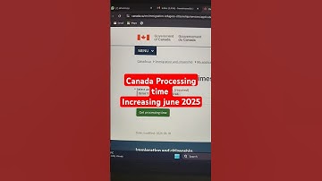 Processing time for Canada Visa june 2025 #canada🇨🇦 #visa #freetutravel #touristvisa