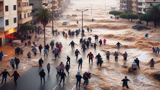 Algeria Floods, Heavy Rainfall Causes Widespread Destruction in Bejaia!