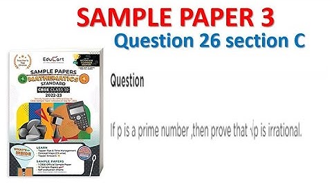 If p is a prime number ,then prove that √p is irrational.