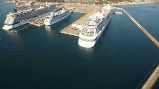 Victoria cruise ship terminal multi-ship day