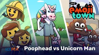Poophead Vs Unicorn Man Compilation Emojitown
